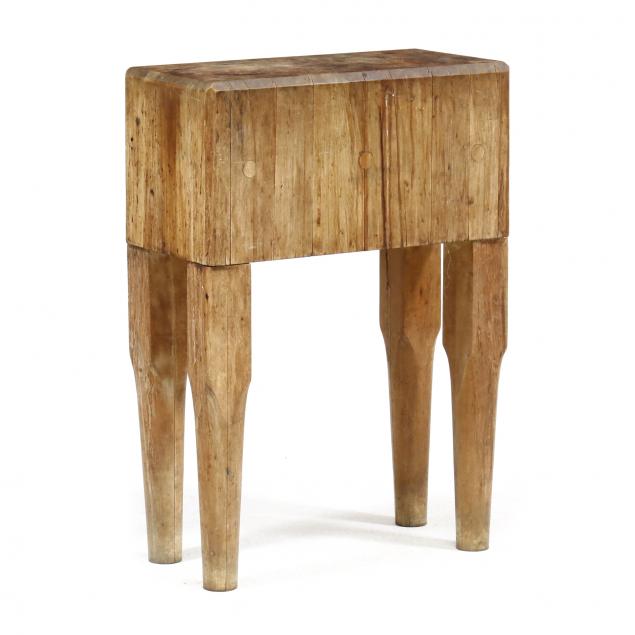 unusual-diminutive-vintage-maple-butcher-block-table