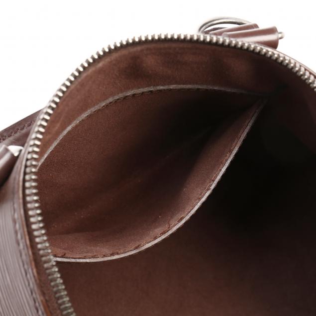 Louis Vuitton Moka Epi Leather Alma PM Bag Louis Vuitton