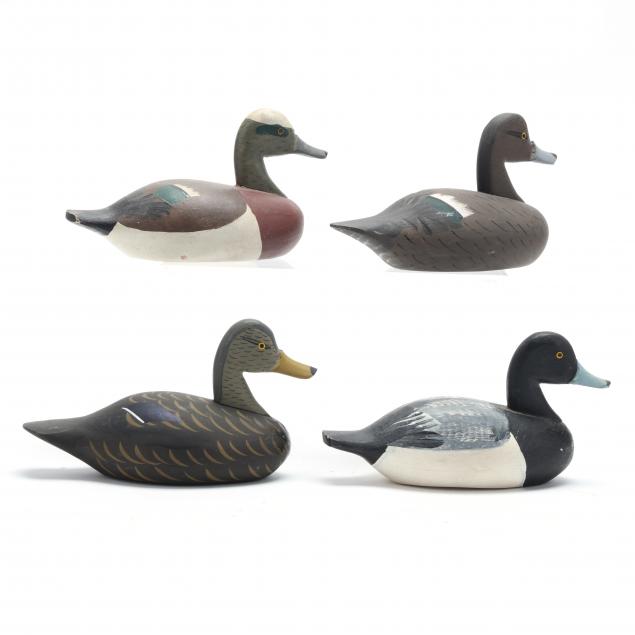 capt-jessie-urie-1901-1978-four-miniature-decoys