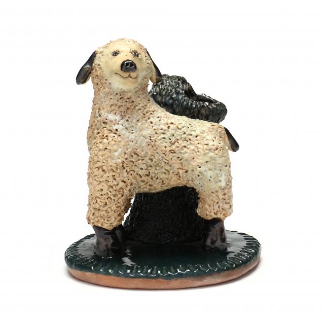 early-billy-ray-hussey-bennett-nc-b-1955-lamb-figural