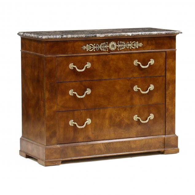 henredon-charles-x-style-marble-top-commode