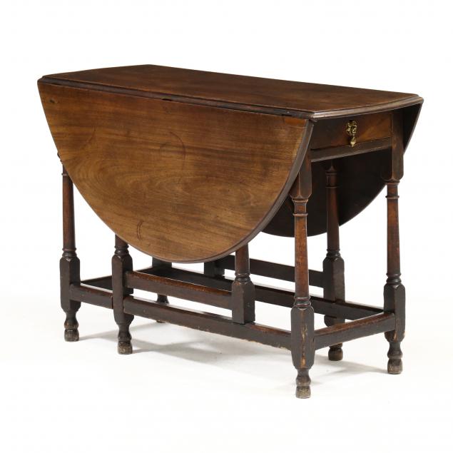 english-jacobean-mahogany-gate-leg-dining-table