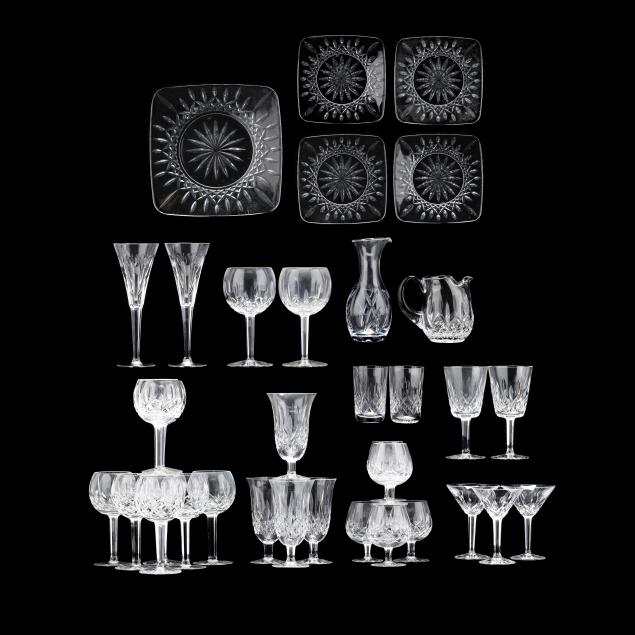 36) Pieces of Assorted Waterford Crystal (Lot 1192 - End of Summer