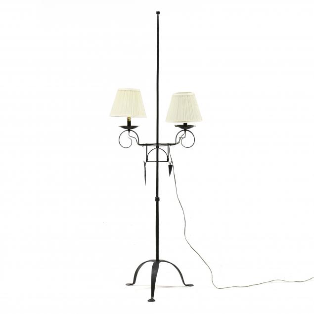 handwrought-iron-candlestand-floor-lamp