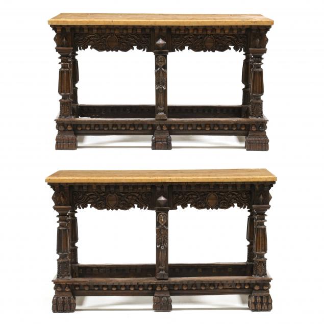 pair-of-antique-italian-renaissance-revival-carved-and-painted-console-tables