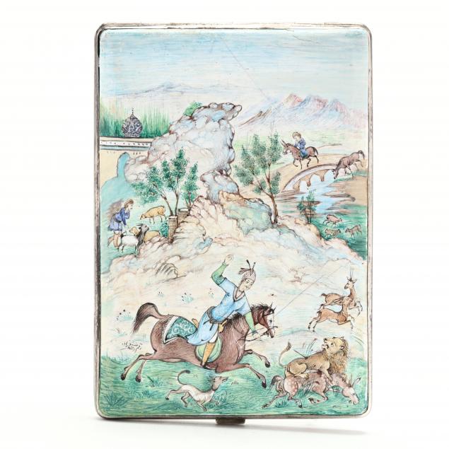 persian-enameled-silver-cigarette-case