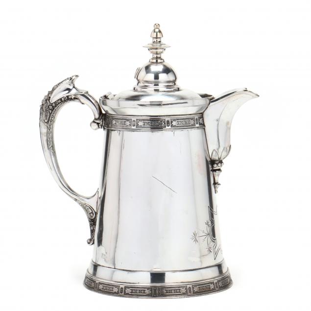 a-large-silver-plated-lemonade-pitcher-mark-of-meriden-silver-plate-co