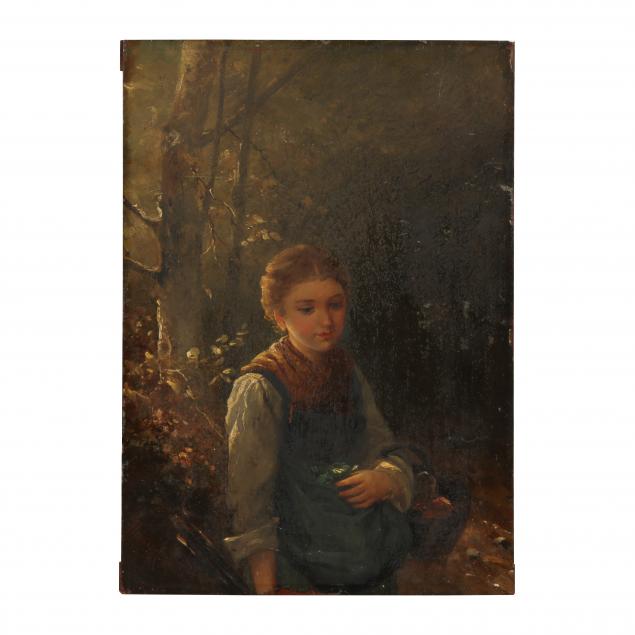 french-school-19th-century-girl-in-the-forest-signed-augustine