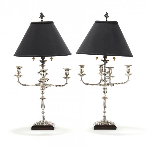 pair-of-continental-silverplate-candelabra-table-lamps