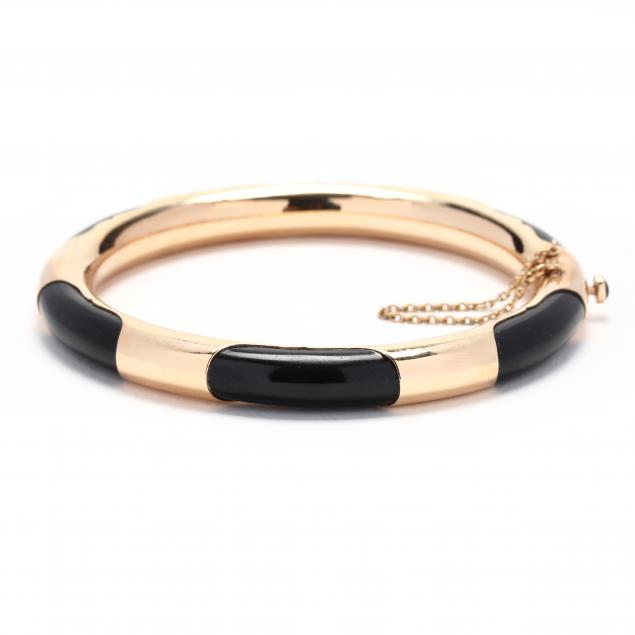 gold-and-black-onyx-bangle-bracelet