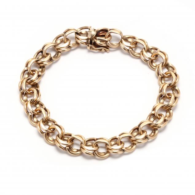 gold-link-bracelet