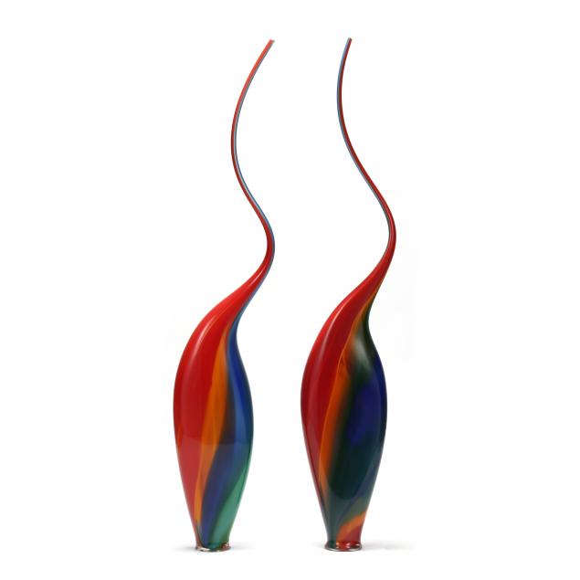 jeremy-cline-american-20th-century-birds-of-paradise-large-glass-sculpture