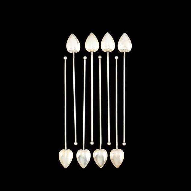 set-of-eight-sterling-silver-stirrer-and-sipper-spoons