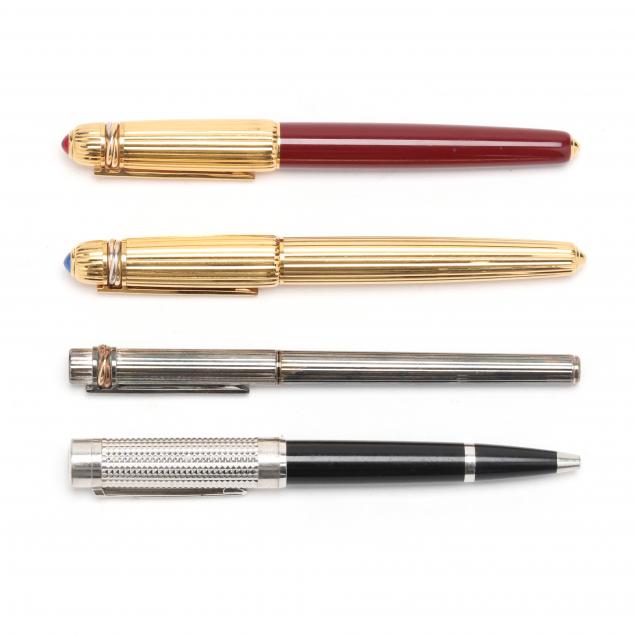 Four Cartier Pens Lot 1361 November Estate AuctionNov 16 2023