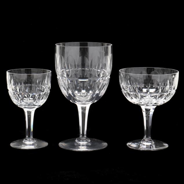 (42) Pieces of Stuart Clifton Park Crystal Stemware (Lot 1311 ...