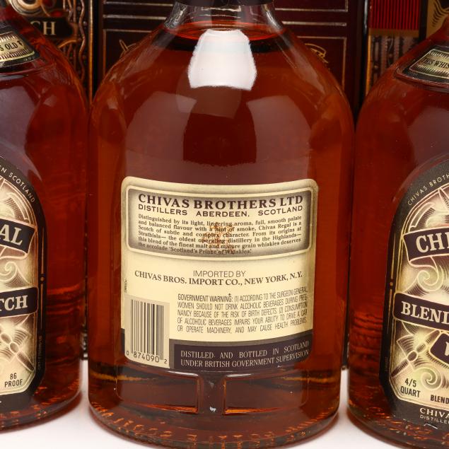 Chivas Regal Blended Scotch Whisky (Lot 1193 - Rare SpiritsDec 1, 2023, 12 :00pm)