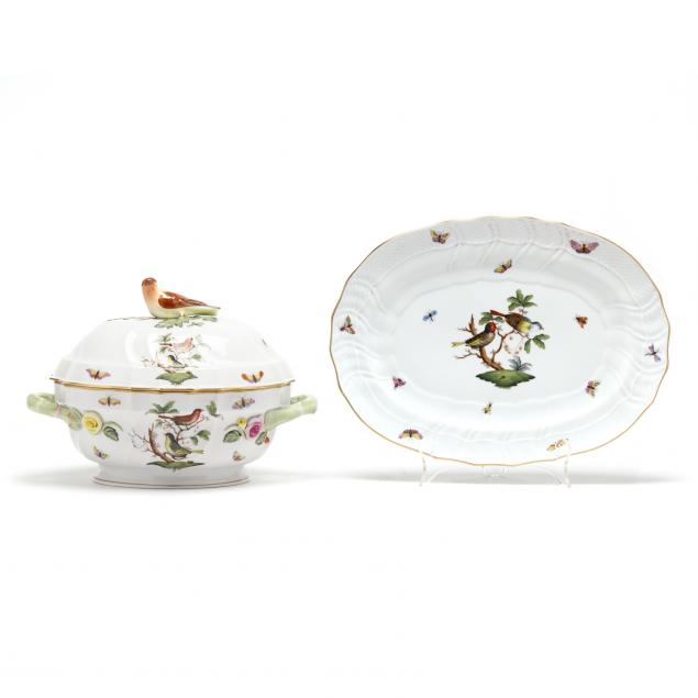 herend-i-rothschild-bird-i-lidded-tureen-with-platter