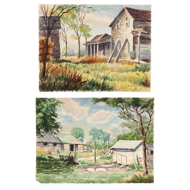 r-hal-burriss-fl-1892-1991-i-michigan-i-scenes-two-works