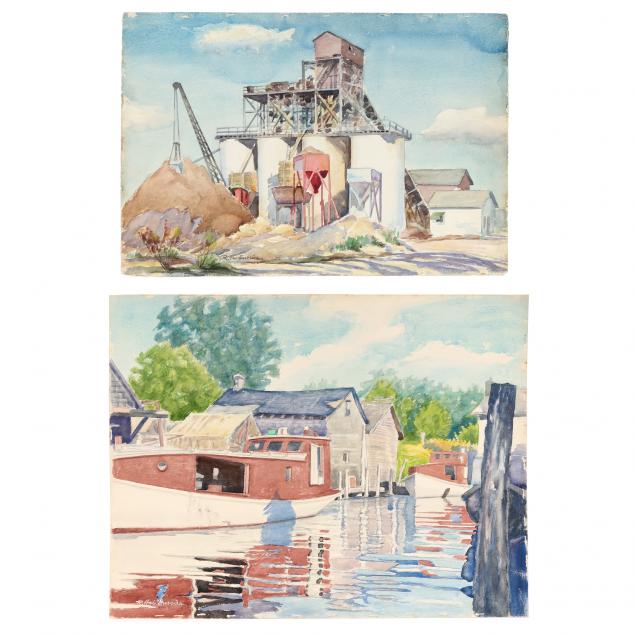 r-hal-burriss-fl-1892-1991-i-michigan-i-scenes-two-works