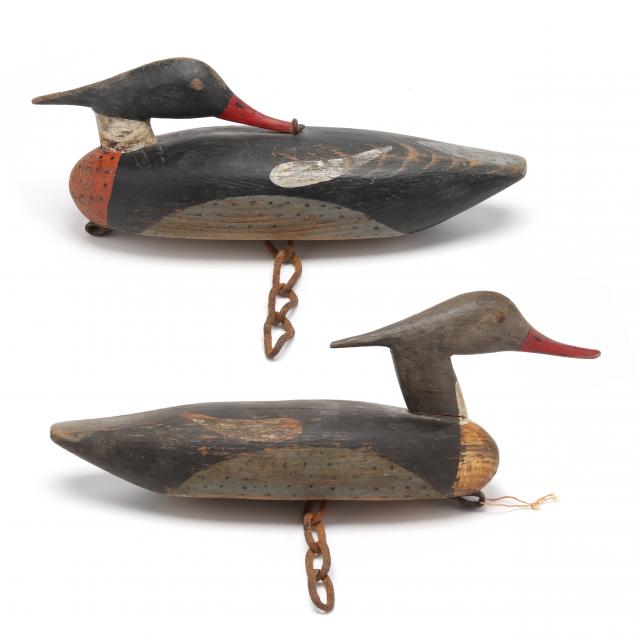 alvin-gunner-meekins-md-1888-1974-pair-of-mergansers