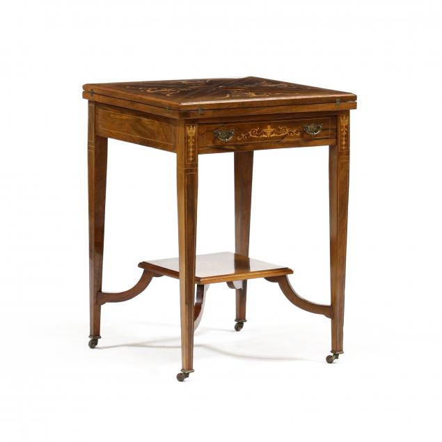 edwardian-inlaid-rosewood-envelope-table