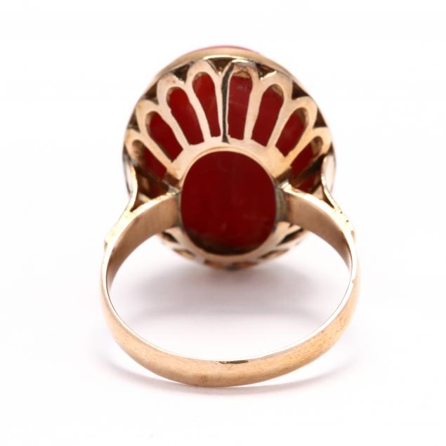 Vintage Gold and Coral Ring (Lot 1165 - Luxury Accessories & Estate ...