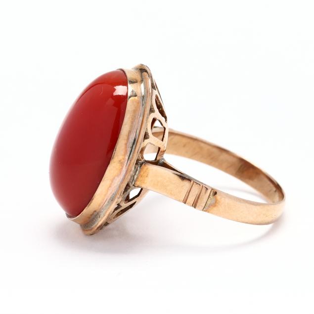 Vintage Gold and Coral Ring (Lot 1165 - Luxury Accessories & Estate ...