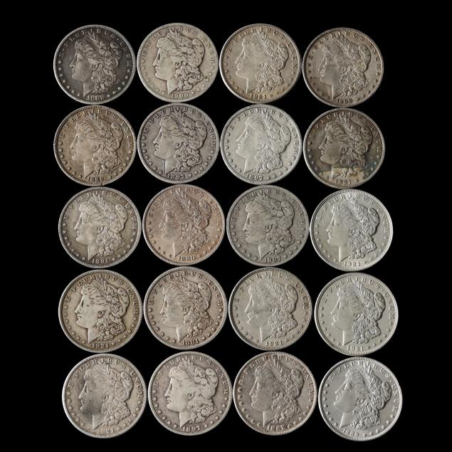 investor-roll-of-twenty-20-morgan-silver-dollars