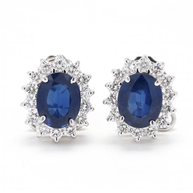 white-gold-sapphire-and-diamond-earrings