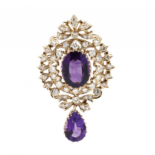 gold-amethyst-and-diamond-pendant-brooch-k-goldschmidt