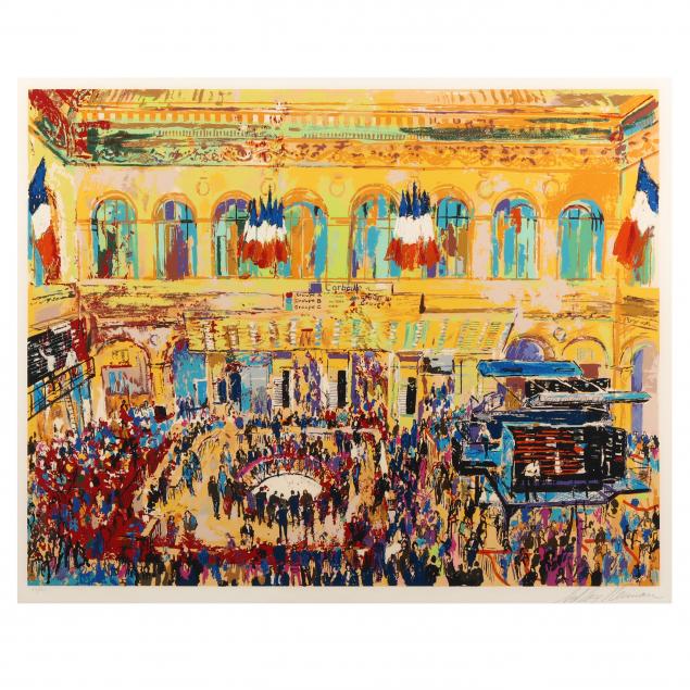 leroy-neiman-american-1921-2012-i-paris-bourse-i