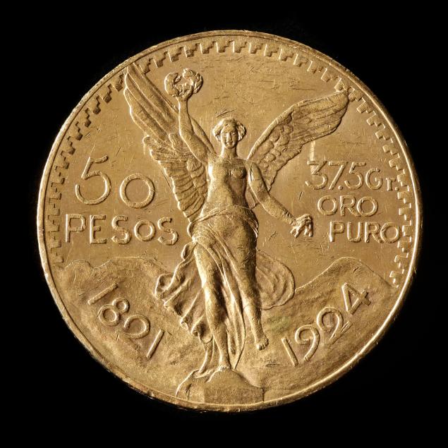 mexico-brilliant-uncirculated-1924-gold-50-pesos