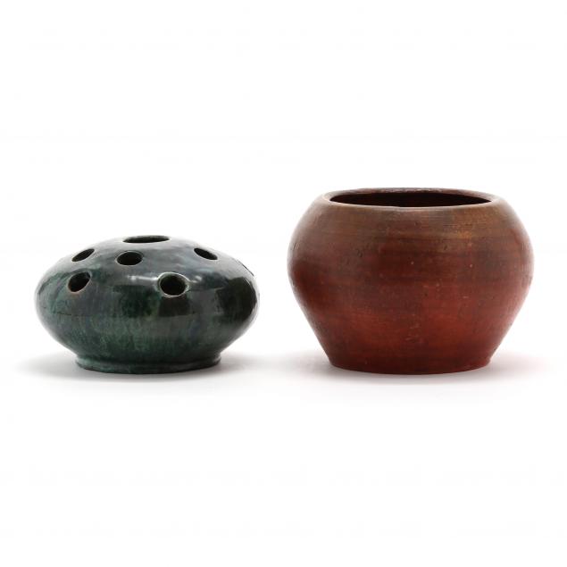 two-nc-art-pottery-vessels