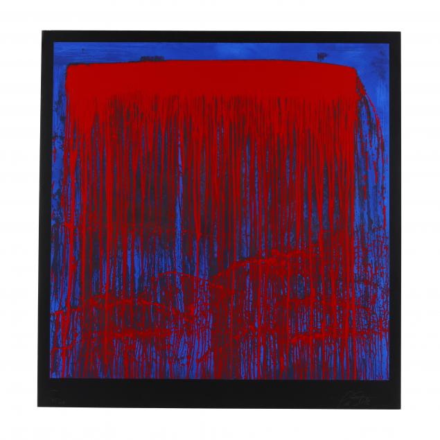 pat-steir-american-b-1940-i-red-and-blue-berlin-waterfall-i