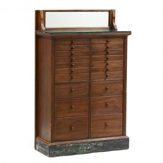 vintage-mahogany-dental-cabinet