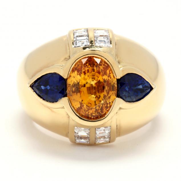 Gold and Multi-Gemstone Ring (Lot 2086 - Luxury Accessories & Estate ...