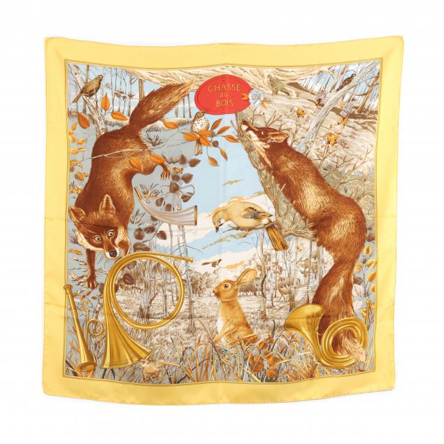 Two Hermes Silk Scarves (Lot 2030 - Luxury Accessories & Estate Jewelry ...