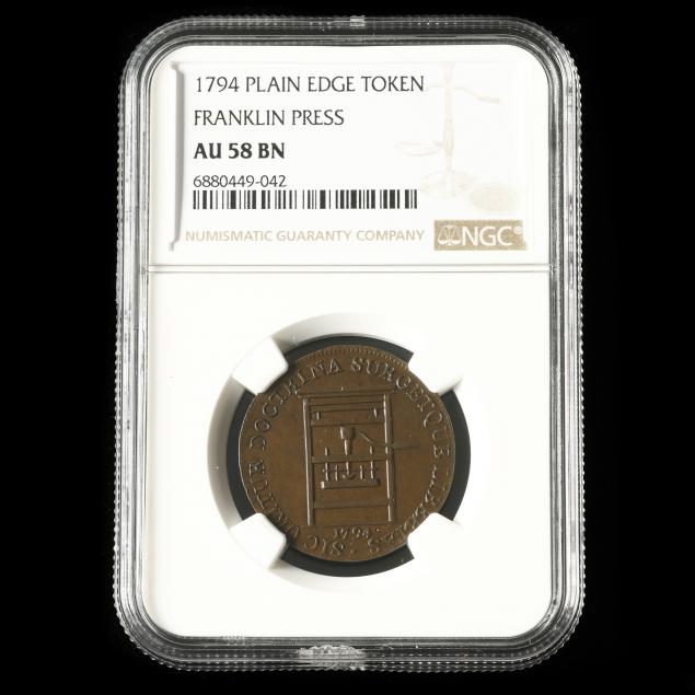 1794-franklin-press-plain-edge-token-ngc-au58-bn