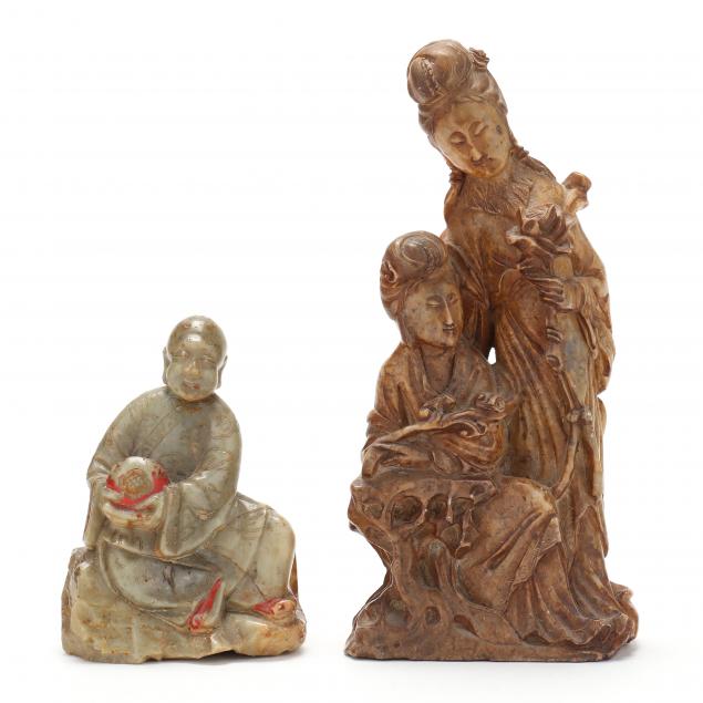 two-chinese-carved-hardstone-figures
