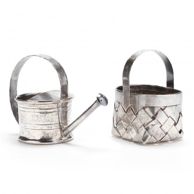 a-cartier-sterling-silver-miniature-basket-and-watering-can