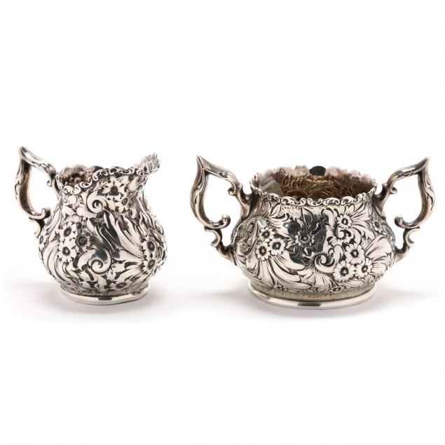 a-whiting-repousse-sterling-silver-creamer-and-sugar