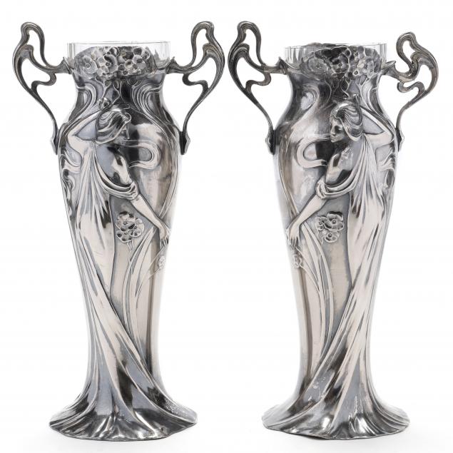 pair-of-german-silver-plated-art-nouveau-figural-vases-by-wmf