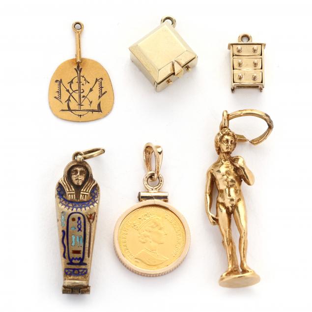 group-of-six-gold-charms