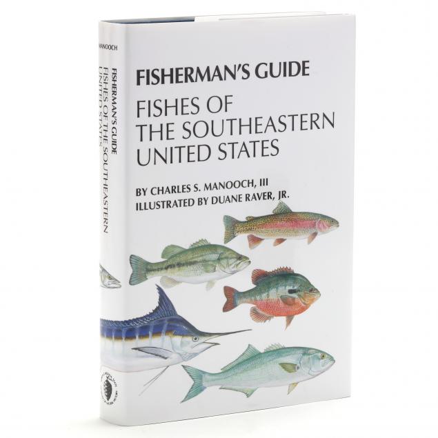 manooch-s-i-fisherman-s-guide-fishes-of-the-southeastern-united-states-i-signed-and-with-watercolor-by-duane-raver