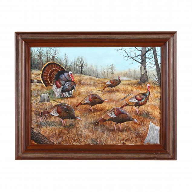 duane-raver-jr-nc-1927-2022-feeding-turkeys-in-the-fall