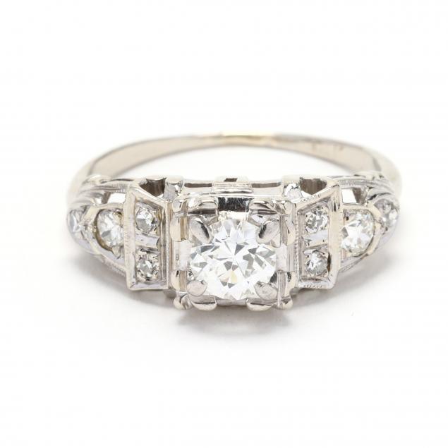 vintage-white-gold-and-diamond-ring