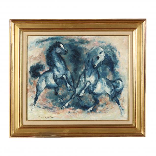 denes-de-holesch-hungarian-1910-1983-pair-of-horses