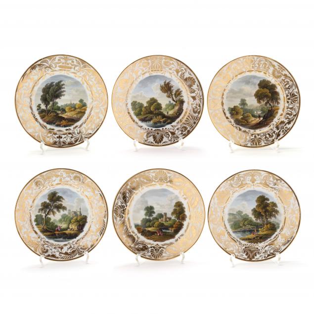 a-set-of-six-antique-royal-crown-derby-landscape-cabinet-plates