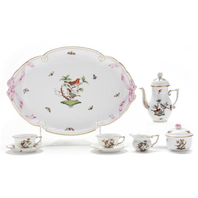 herend-eight-piece-breakfast-service-i-rothschild-bird-i