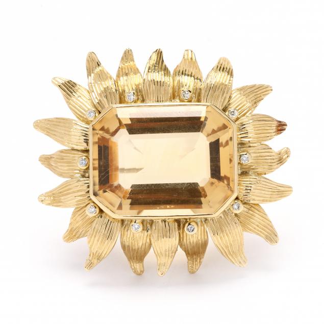 gold-citrine-and-diamond-sunflower-brooch